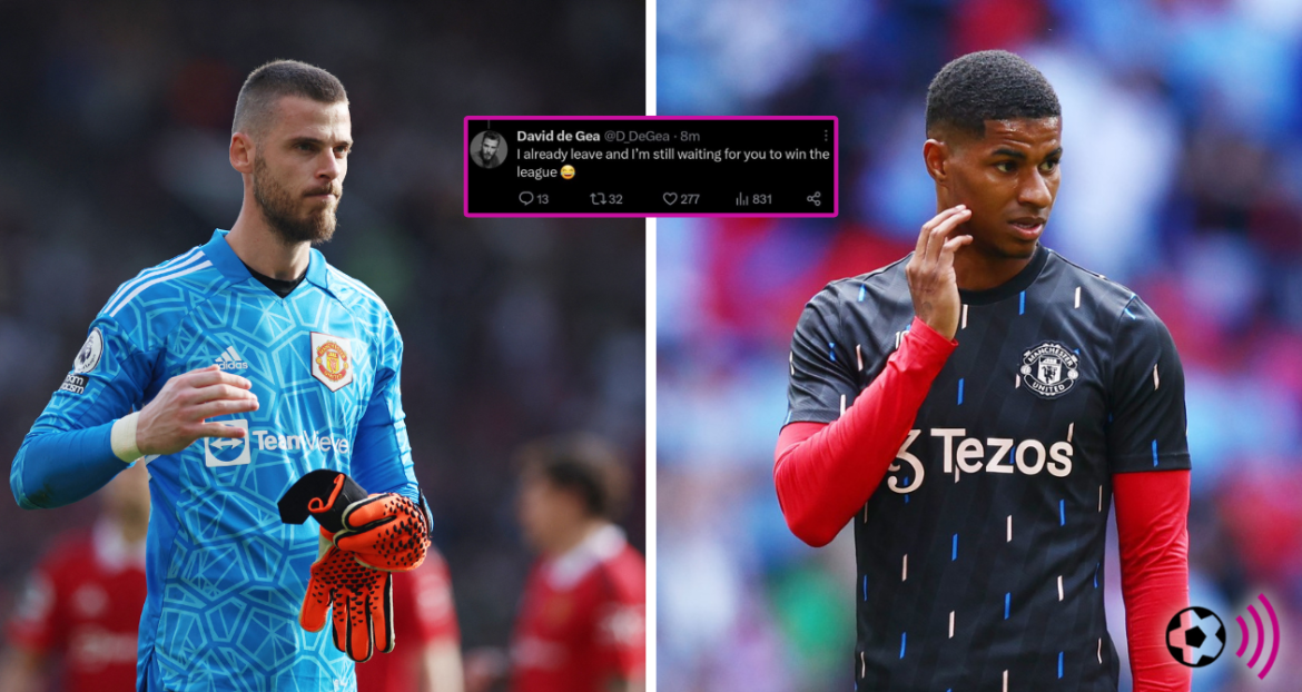 Marcus Rashford Has Social Media Blunder With David De Gea